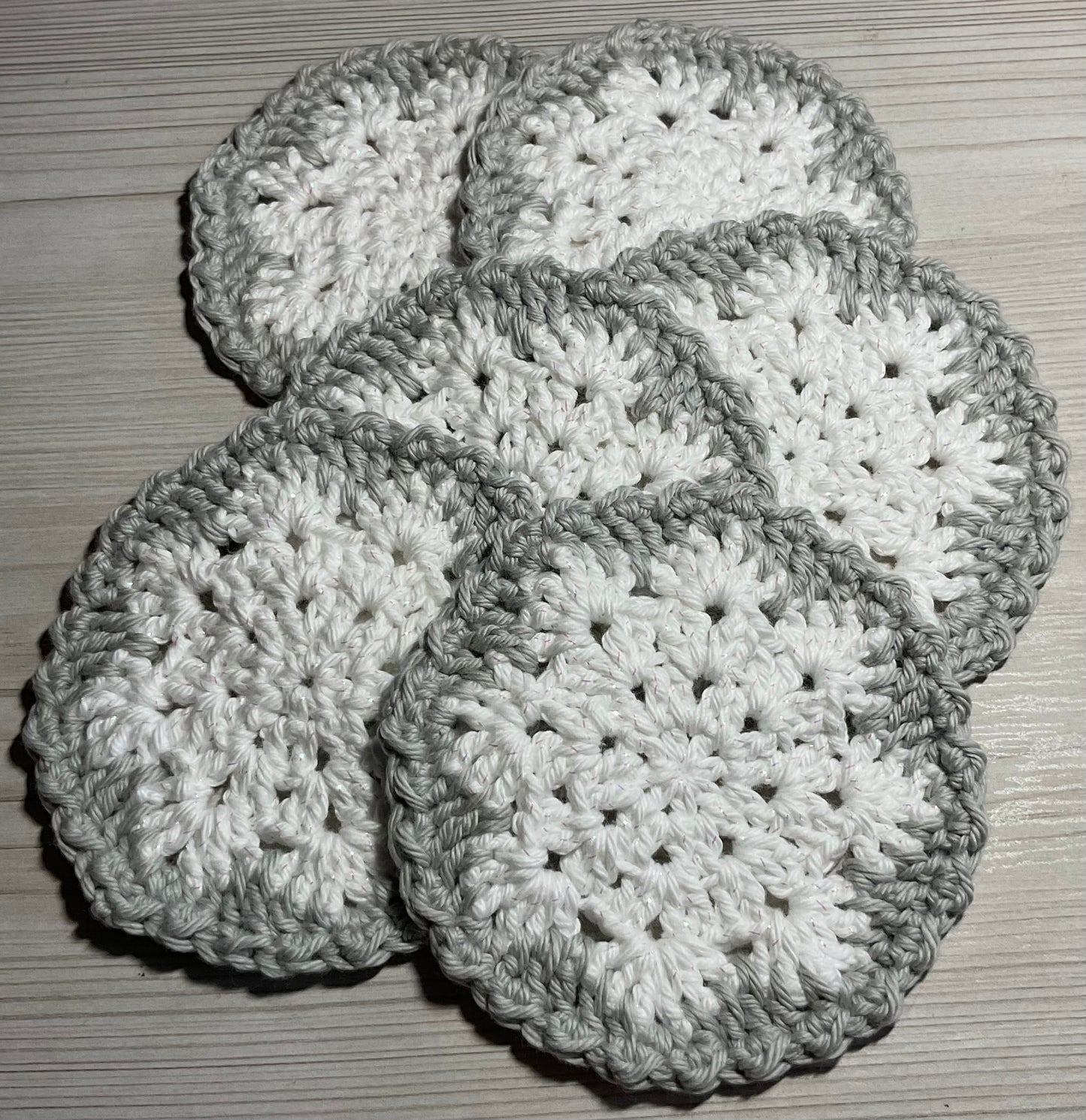 Coasters - Gray/Snowflake