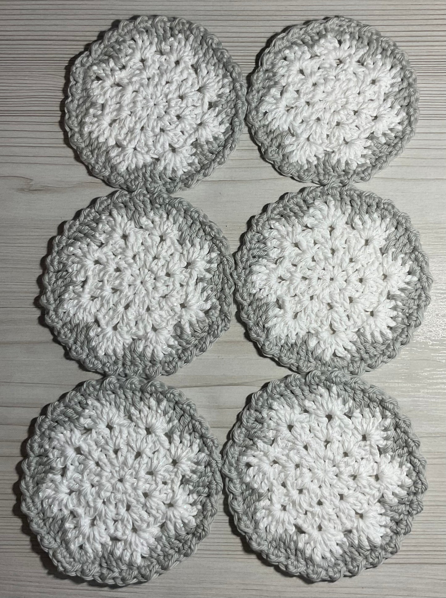 Coasters - Gray/Snowflake